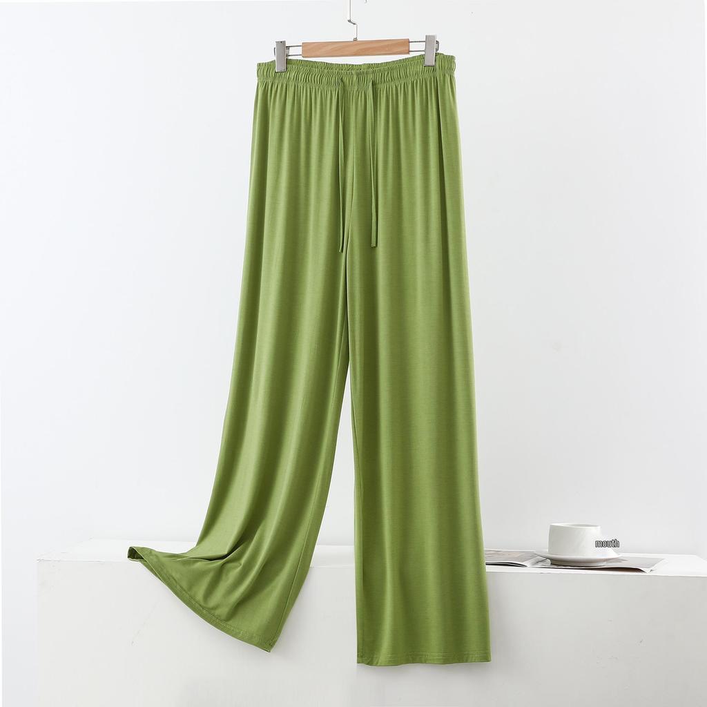 Women's Plus Size High Waist Modal Wide Leg Summer Pants