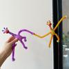 Suction Cup Stretchable Giraffe Toy Stretchable Educational Deformation Animal  Fidget Play
