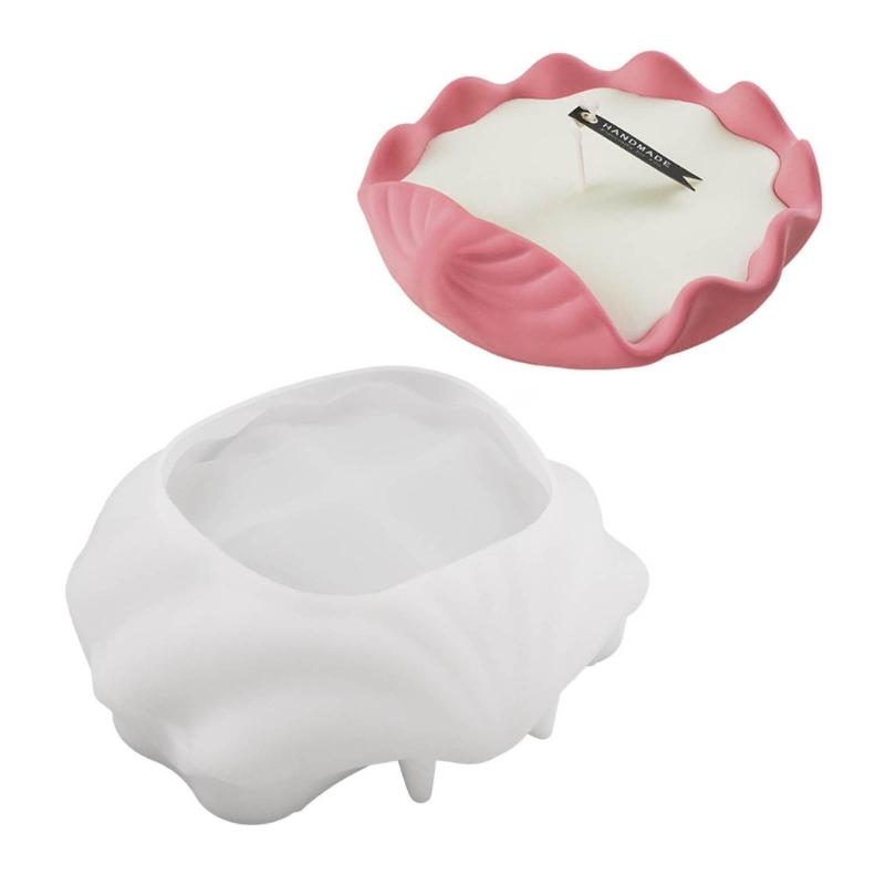 Versatile Candle Mold Conch Shaped Silicone Mold lNon-stick Easy To Mold for Making Candle Plaster Home Decorations