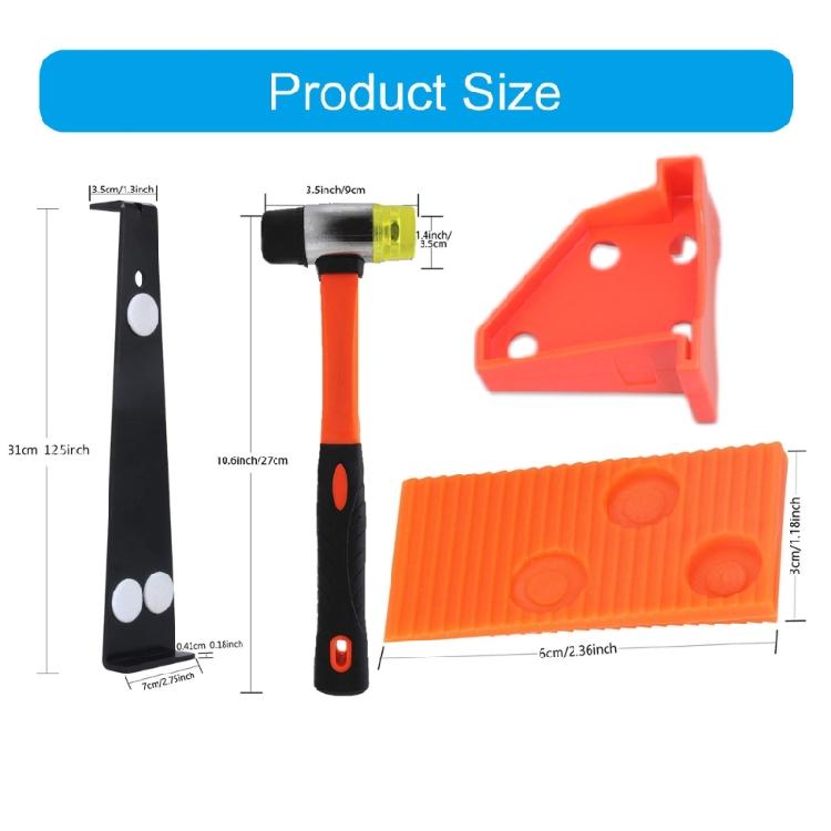 36Pcs Floor Installation Tool Vinyls Floor Laminate Flooring Laminate Vinyls Laying Flooring Accessories Laminate Laying