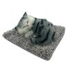 Plush Simulation Cat Home Car Stuffed Toy Embedded Decor Bamboo Charcoal Bag