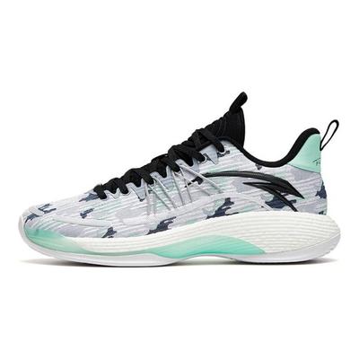 Sky Team Performance Comfortable Shock Absorption Non-Slip Wear-Resistant Low-Top Basketball Shoes Men Sneaker Gray Ceramic-Green 112311601-6