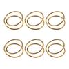 6/12Pcs Golden Napkin Rings Alloy Spiral Design Napkin Holders Buckles Family Dinner Wedding Party Table Decoration
