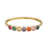 Mix and Match Trendy Accessories, Rainbow Shaped Super Sparkling and Ultra-fine Bracelets