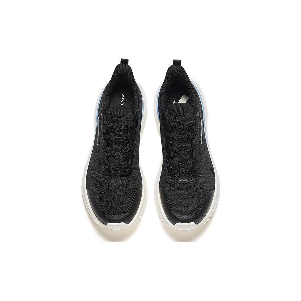 New Anta Light Cloud Cushioning Wear Resistant Low Top Casual Running Shoes Women's Black 122345530-2