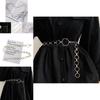 Chic Hexagon Shaped Waist Chain For Women Perfect For Dresses And Shirts Fashionable
