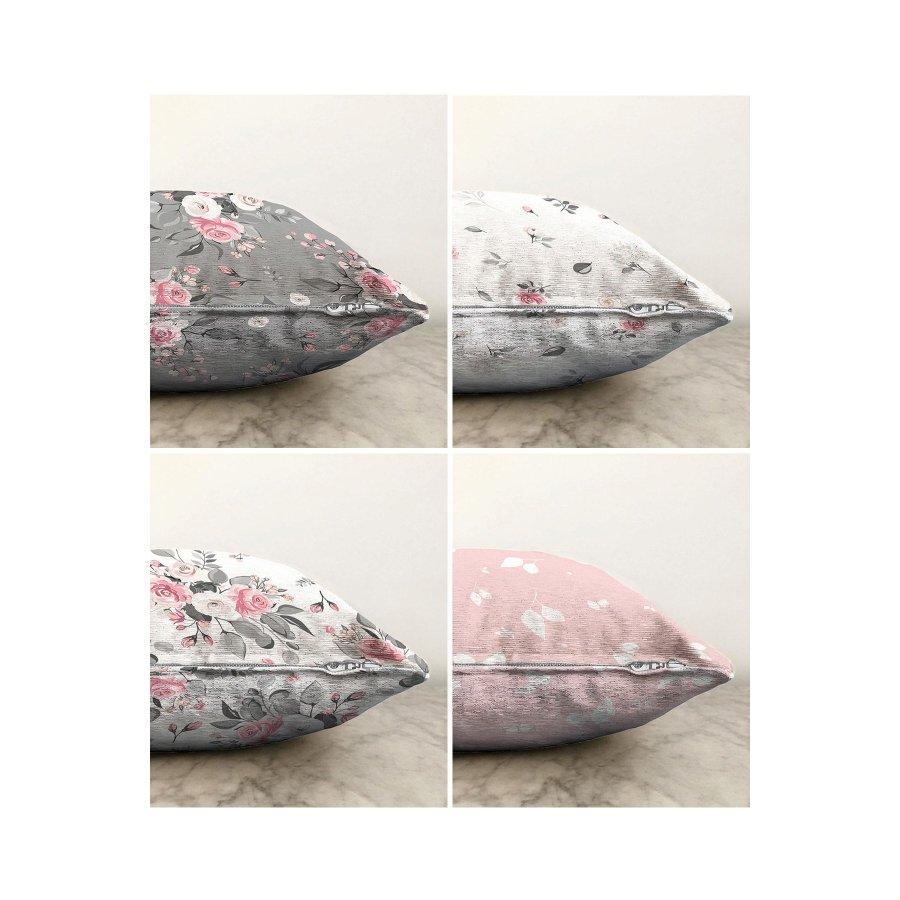 4-teiliges, digital bedrucktes Kissenbezug-Set