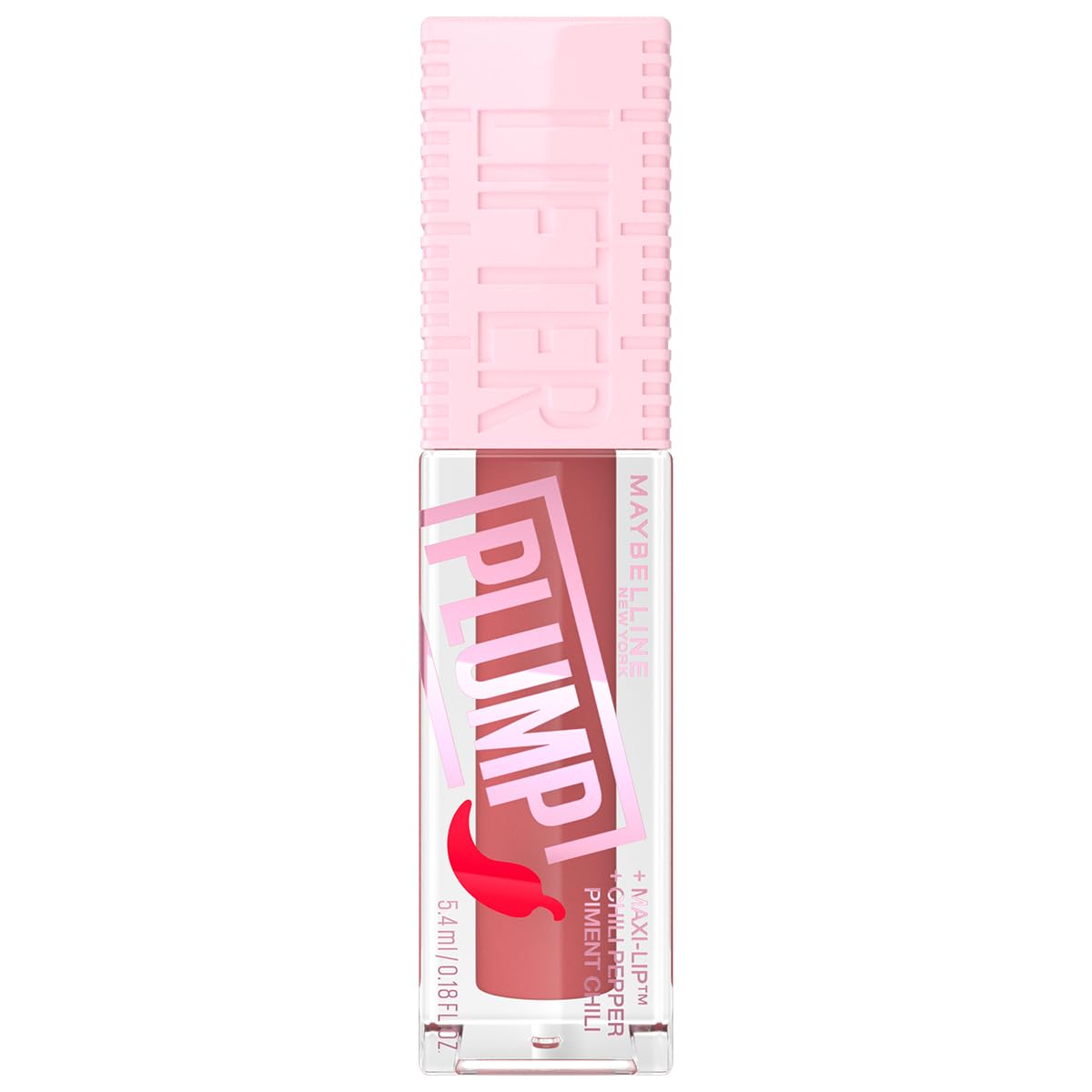 

Maybelline New York Lifter Plump Lip Gloss Peach Fever 5ml Long Lasting High Shine Volumizing Glossy Finish With XL Wand Applicator