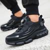Draaibare Knop Veiligheidsschoenen Heren Stalen Neus Sneaker Luchtkussen Werk Schoenen Man Prikbestendig Werk Veiligheidslaarzen Beschermende Schoenen