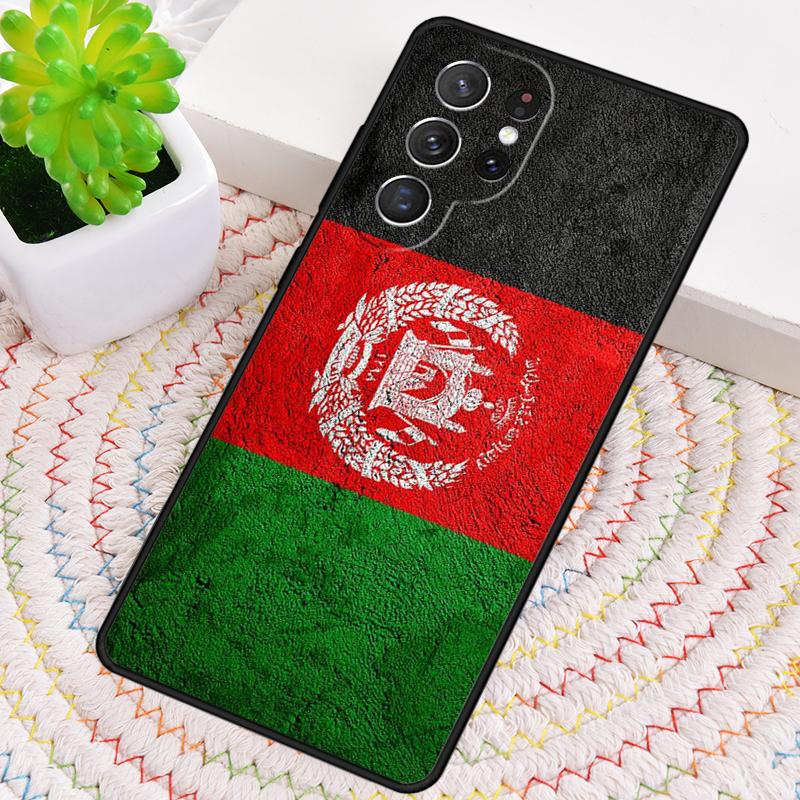 Afghan Afghanistan Flag soft Phone Case for Samsung Galaxy note 10 pro S26 Ultra S23 S24 FE S25 S21 S22 PLUS shockproof Cove