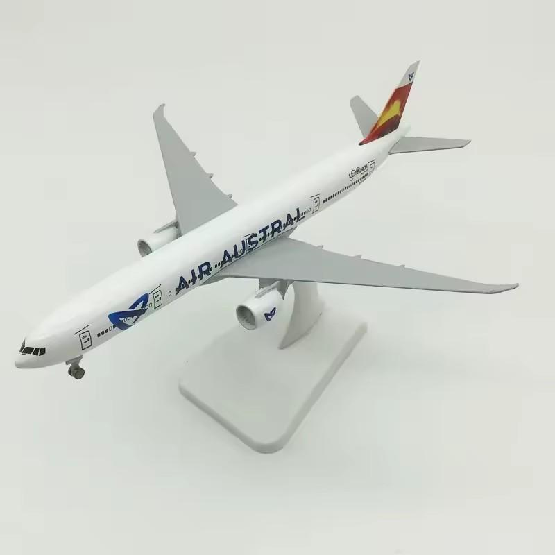 Flugzeugmodell im Maßstab 1:400, Boeing 777, Air Austral, 20 cm, Metall, Spielzeug für Kinder, Sammlerstück, Geschenk