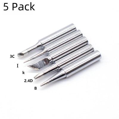 936 Soldering Iron Tips: Pure Copper Tips In 3, 5, 10, and 12-Pack Sets – Export Grade B.