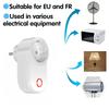 433Mhz Wireless Smart Outlet Remote Control Socket EU FR Waterproof Remote 15A 110V 220V RF Plug for Home Appliances Lamp ON OFF
