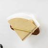 Wall-mounted Coffee Filter Holder Wooden Space Saving Coffee Filter Rack Strong Adhesive Filter Storage Stand Coffee Accessory