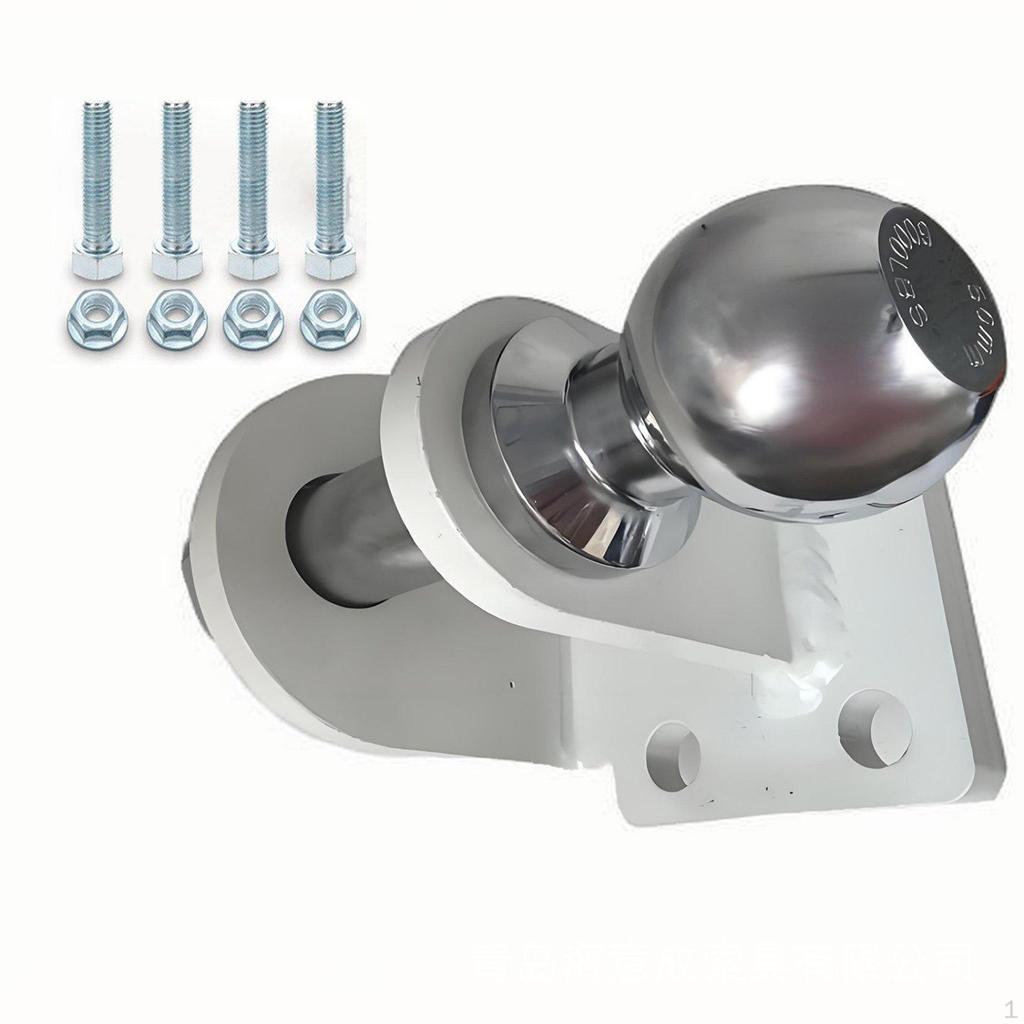Long Shank Trailer Ball Mount RV Tow Hitch Easy to Install Black
