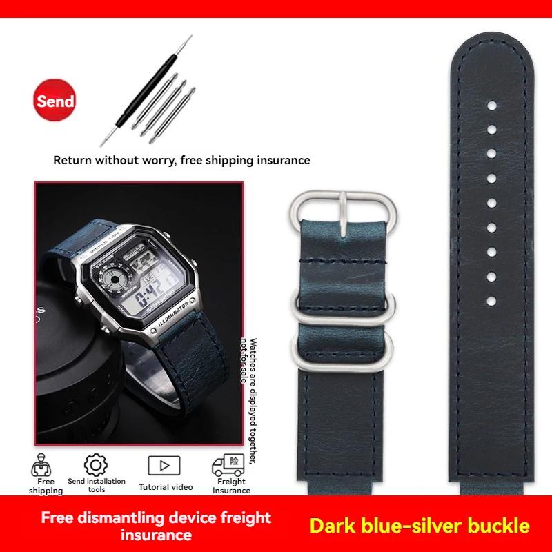 Upgrade All Metal Case Fashion For Casio AE1200 Mod Kit Modified 3299 AE-1200 Bezel Strap Stainless Steel Watch Band Accessories