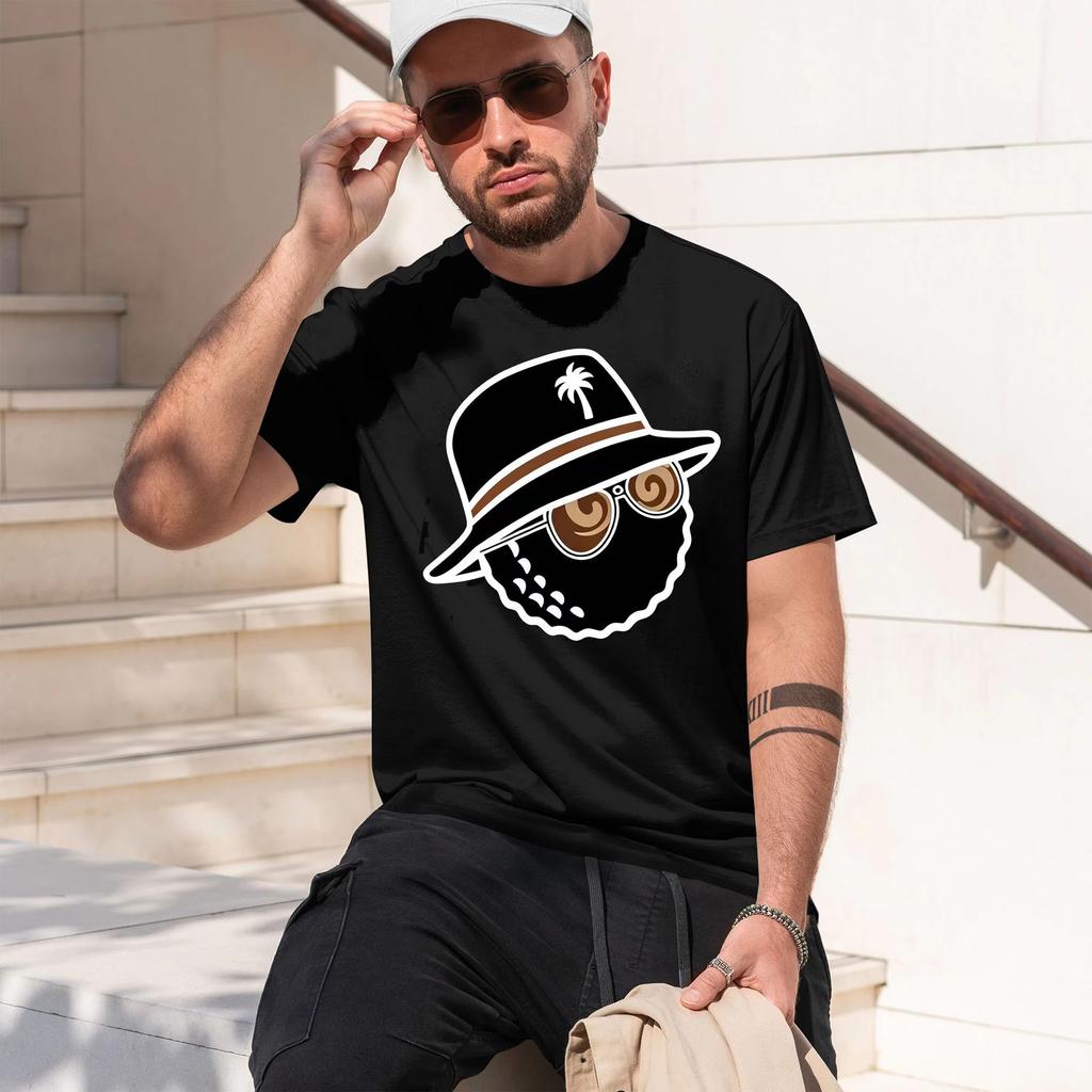 Unisex Trendy Graphic Tshirt With Bucket Hat And Sunglasses Print Perfect For Summer Streetwear Tshirts From Trendy Brands
