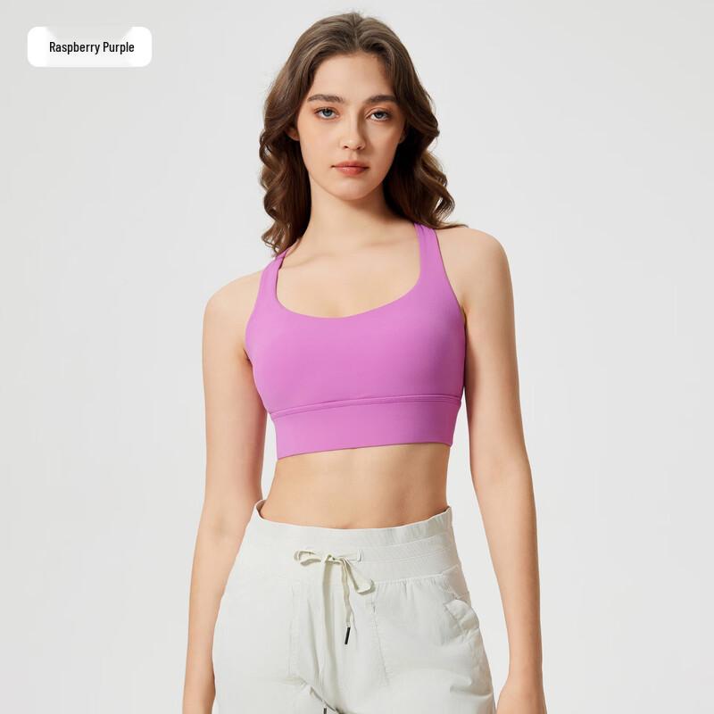 

Liliang Women s Cross-Back Shockproof Sports Bra S2