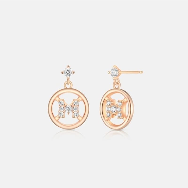 METROCITY JEWELRY M Basic Sterling Silver Rose Earrings A253SE0471RPH