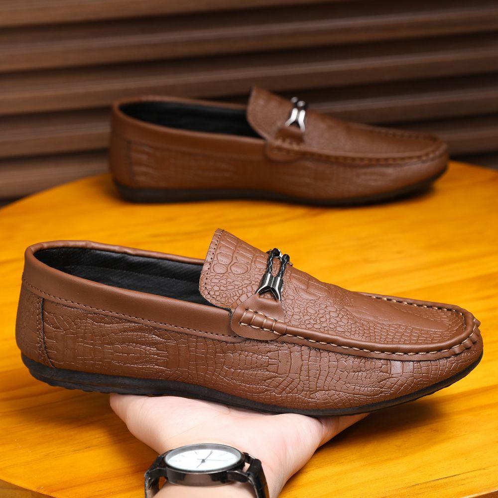 

Мужская повседневная обувь слипоны с круглым носком из мягкой кожи, законная распродажа, высокое качество, модная, классическая, оригинальная, новая, роскошная кожаная обувь для мужчин 44