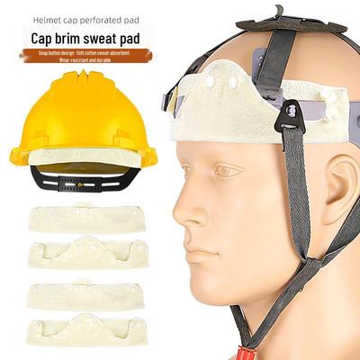 Multi-season Helmet Sweat-absorbing Liner: Anti-wear, Mesh, and Sweat-wicking Padding for Construction Helmets