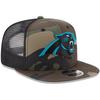Czapka 9FIFTY - New Era - Carolina Panthers kamuflaż drewniany - Siatka Trucker - Rozmiar uniwersalny - Odzież sportowa