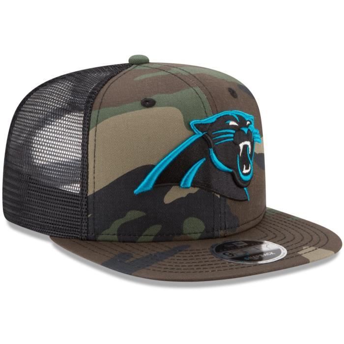 Czapka 9FIFTY - New Era - Carolina Panthers kamuflaż drewniany - Siatka Trucker - Rozmiar uniwersalny - Odzież sportowa