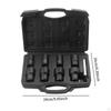 8 Pieces Impact Socket Set Nut Extractor Household Multipurpose with Removal Bar Repair Sturdy