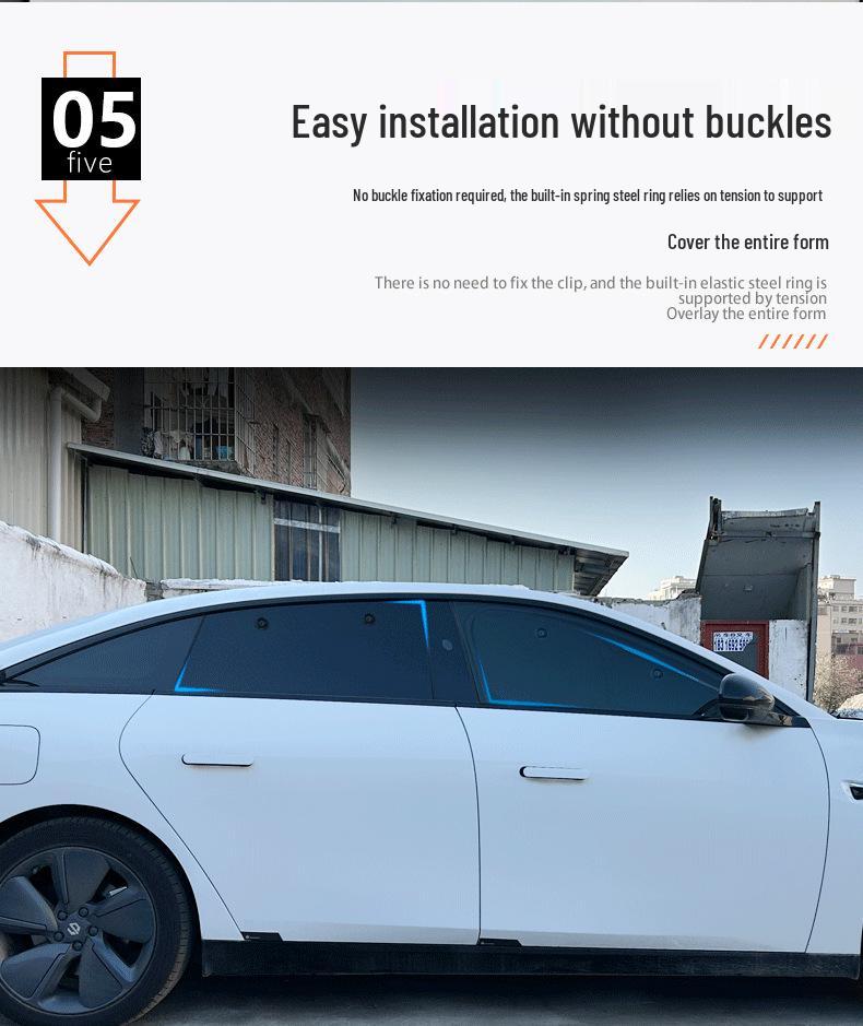 Leapmotor C01/C11 Window Sunshade: Privacy, Lightproof, Heat Insulation, Anti-Peeping Protection