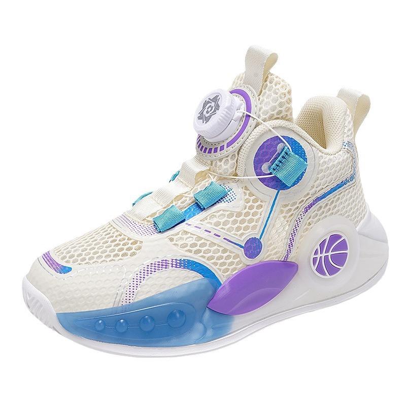 2025 boys shoes spring and autumn children's mesh breathable sports shoes medium and older boys boys rotating dunk sneakers summer