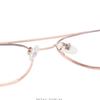 0 -0.5 -0.75 To -6.0 Double Beam Polygon Blue Light Blocking Myopia Glasses Metal Prescription Eyewear