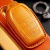 Echtes Leder Autoschlüsselhülle für Toyota Sienna Alphard Granvia Corolla Avalon Highlander Prado