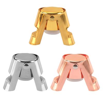 Champagne Sealer Sparkling Wines Bottle Plug Built In Sealing Plug Sealer Bottle Cap for Champagne Wines Lovers Birthday Gift