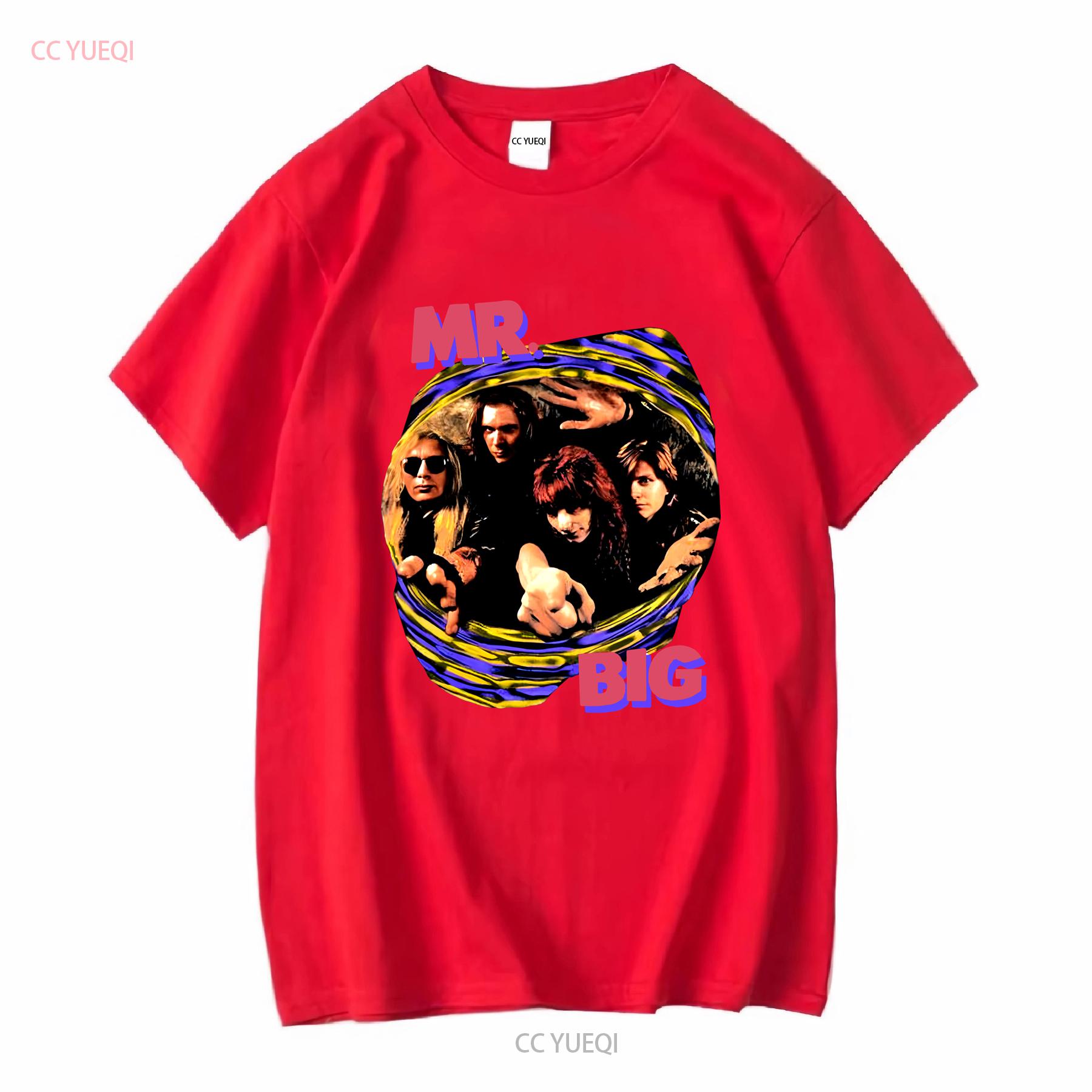 

New 1992 Mr Big Live And Kickin Black Cotton T Shirt Size S 5XL B40807 vintage Washed homme streetwear Stretched graphic S