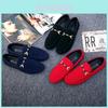 Elegant Mens Casual Work Loafers Shoes With Premium Artificial Suede And Rubber Soles