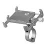   Anti-slip     Phone Holder Mount Aluminum Bike Handlebar Mobile Phone Holder Handlebar Clip Stand for 3.5-6.2inch Smart Mobile Phon