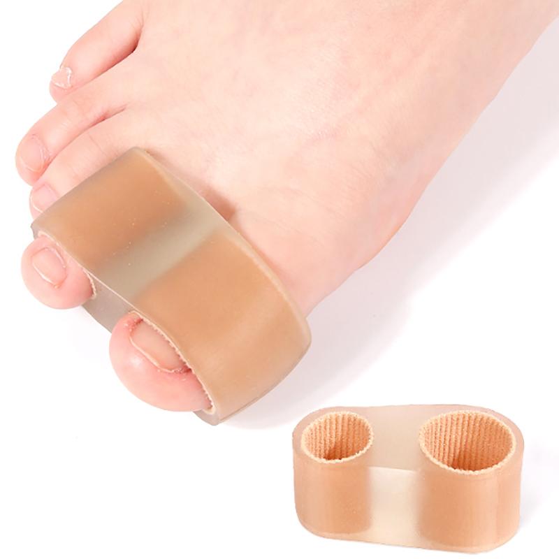 2Pcs/1Pair Silicone Toe Spreader Separator Bunion  Corrector Thumb Finger Correction Straightener Foot Care Tool