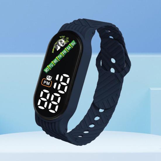 Yousheng Fashion LED Sports Watch for Students Waterproof Multicolor Electronic Wristwatch with Soft Silicone Strap Stylish Gift for Men Women