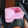 Car Seat   Headrest Pillow Sleeping Head Support Pad Fixing Band for Kids Baby (Gray)