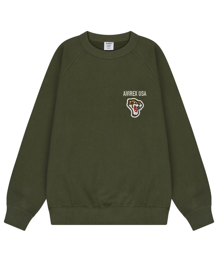 Abilegseu Crewneck Sweatshirt Flying Tigers / 7834232004 Olive
