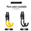 Heavy-Duty Wall-Mounted Metal Bicycle Storage Hooks for Garage or Warehouse