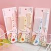 2 piezas/set Peine de peluquería lindo para niños Peine de cola puntiaguda antiestático para niñas Peine para el cabello con forma de fruta de fresa Peine para el cabello de niños
