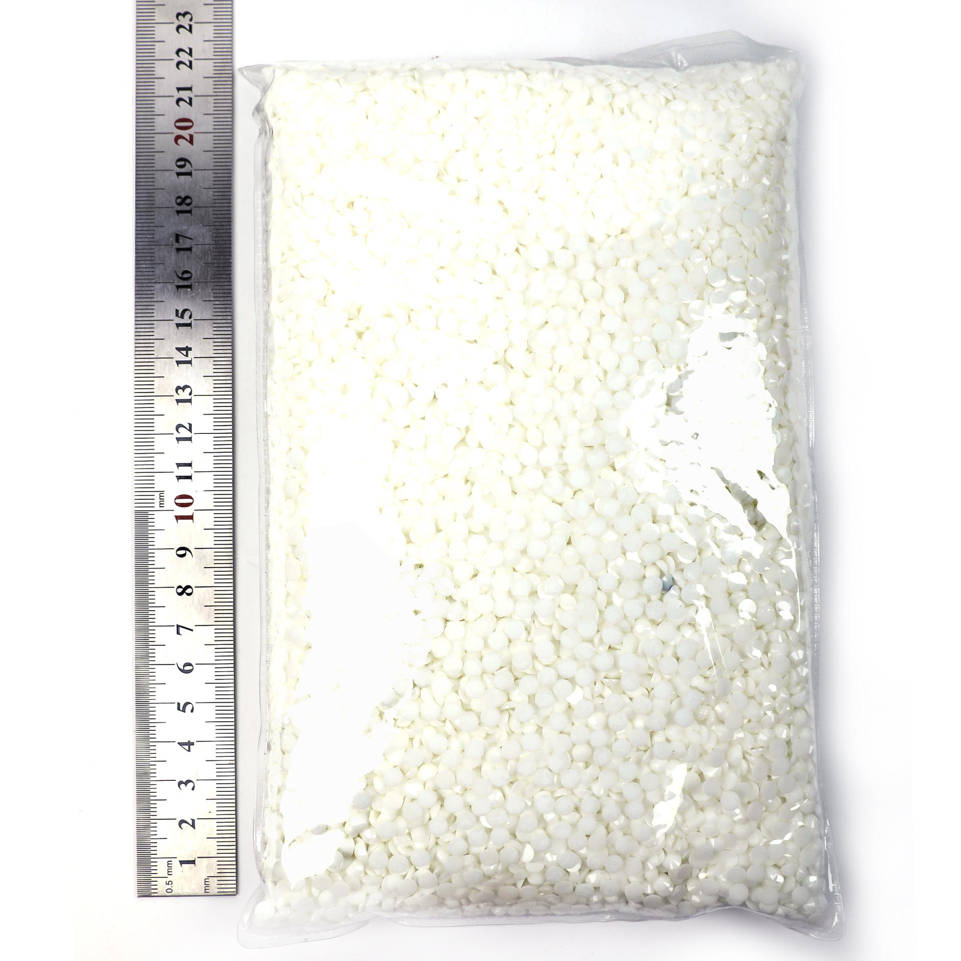 

Diy Accessories Decorative Nail Art Creative Accessories Silver Plated Ab Flat Bottom Resin SS16-4mm 25,000 pcs Half pack