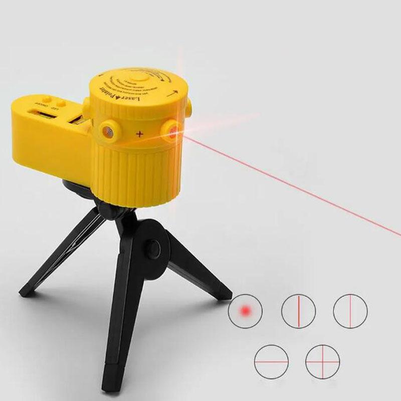 Linienlaser Drehbarer Laser Wasserwaage Präzision Mit Stativ Multifunktionale Nivellierwaage Mit LED-Hintergrundbeleuchtung Für Ingenieurmessung