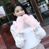 Fashion Winter Women Gloves Genuine 100% Real Mink Fur Glove Knitted Mittens Thick Warm Fur Gloves Mittens