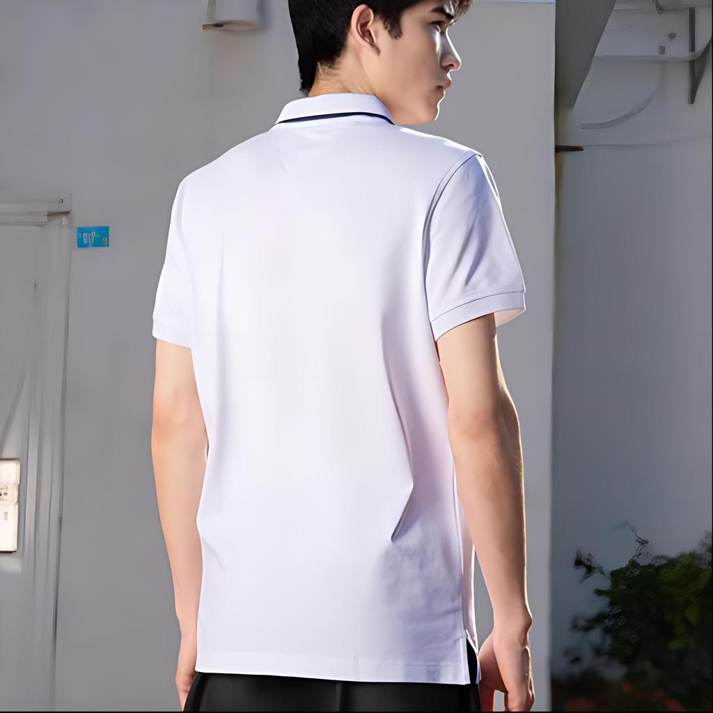 Li Ning Breathable Short Sleeve Polo Shirt Women Tops White APLQ116-1