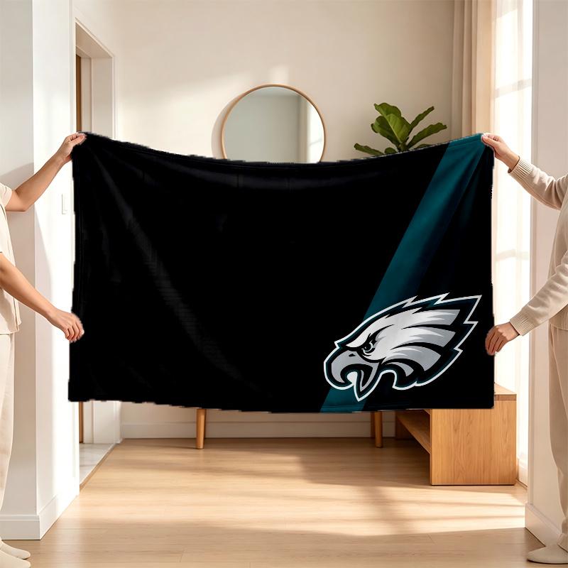 Philadelphia Eagles (23) Flanelinis pledas – švelnus akcentas miegamajam ir svetainei bei jaukia namų dovana