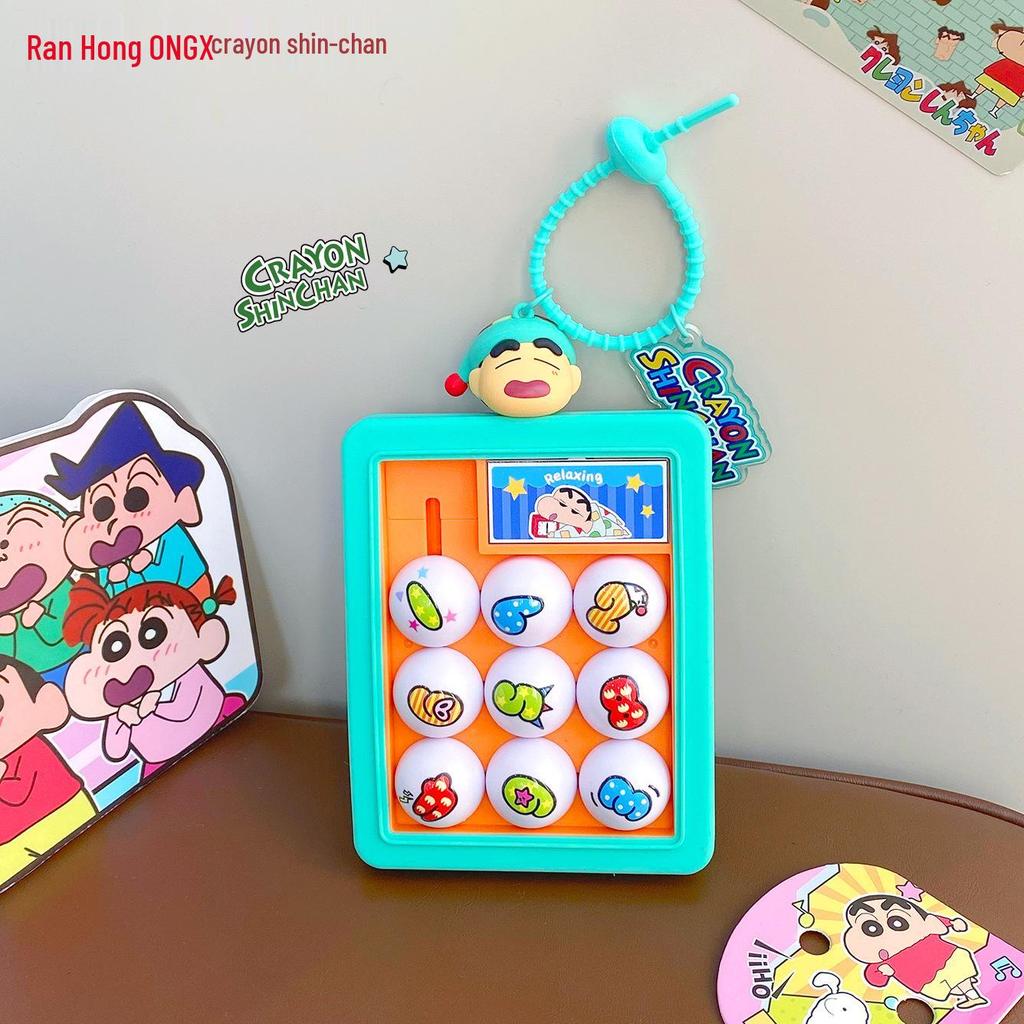 Crayon Shin-chan Huarong Dao Series Fun Pendant Keyring and Backpack Charm.