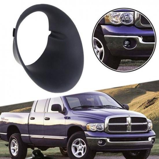 For 02-08 Dodge Ram 1500 2500 3500 RH Bumper Fog Light Lamp Bezel Cover Black