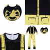 Kinder Bendy And The Ink Machine Kostüm Halloween Cosplay Jumpsuit Masken-Set Für Kinder